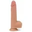 Вибратор с ротацией и подогревом Dual-Layered Silicone Nature Cock Anthony 8.5, телесный - Фото №1