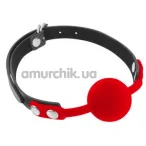 Кляп Fetish Tentation Silicone Gag Ball, червоний - Фото №1
