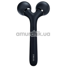 Ультразвуковий масажер Geske Sonic Facial & Body Roller 4 in 1, чорний - Фото №1