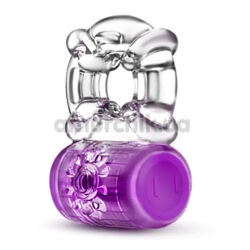 Віброкільце для члена Play With Me One Night Stand Vibrating C-Ring, фіолетове