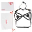 Портупея Lockink Queen Chest Harness With Removable Bra, черная - Фото №9