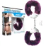 Наручники Fetish Pleasure Fluffy Handcuffs, фиолетовые - Фото №7