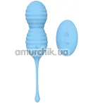 Вагінальні кульки з вібрацією Dream Toys Beehive, блакитні - Фото №1