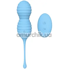 Вагінальні кульки з вібрацією Dream Toys Beehive, блакитні - Фото №1