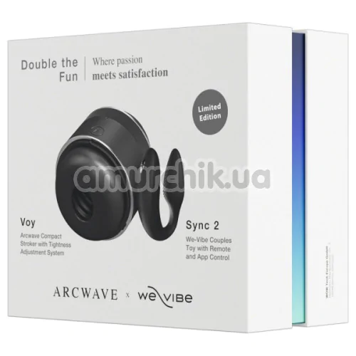 Набор Double the Fun - Arcwave Voy + We-Vibe Sync 2, черный