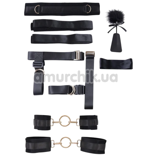 Бондажный набор Lockink Yeahwow Bed Restraint Set, черный