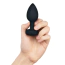 Анальная пробка с вибрацией B-Vibe Vibrating Jewel Plug M/L, черная - Фото №8