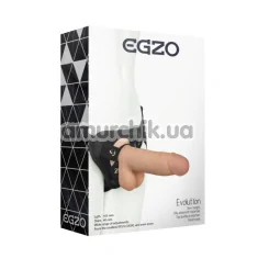 Страпон Egzo Evolution 282099, тілесний - Фото №1