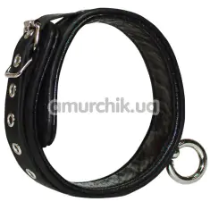 Ошейник с кольцом Zado Wild Thing Halsfessel Bondage Collar, черный - Фото №1