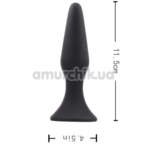 Набір з 3 анальних пробок Black Mont Anal Trainer Kit, чорний