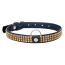Чокер с золотыми кристаллами Boss Series Fetish Collar, черный