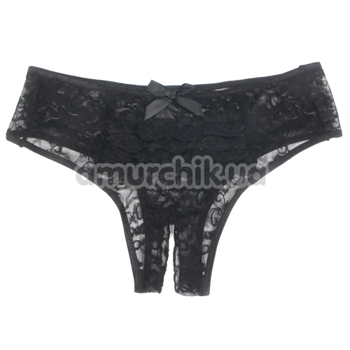 Трусики Star Night Lace Open Panties, чорні