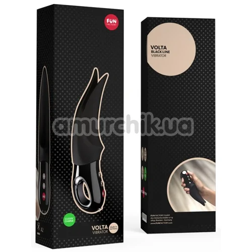 Вибратор Fun Factory Volta Black Line Vibrator, черный