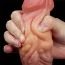 Фалоімітатор Dual-Layered Silicone Nature Cock LV411017, коричневий - Фото №12