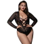 Боді JSY Sexy Lingerie P61139, чорне - Фото №1