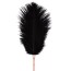Флоггер с перышком для ласк Rosy Gold Nouveau Feather Tickler & Whip, золотой - Фото №7
