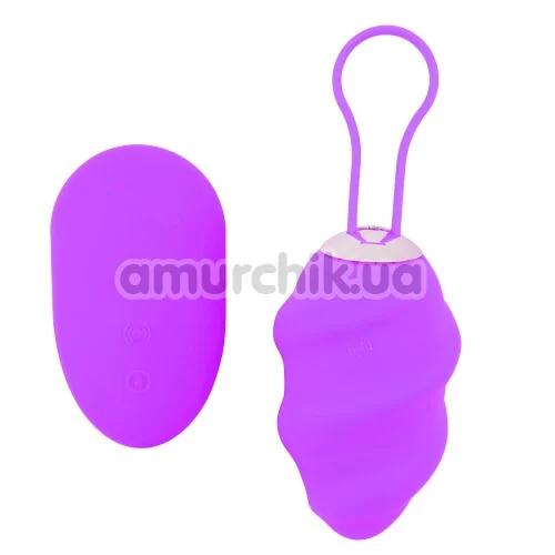 Вiброяйце Melody Woo Gyrating Wave Love Egg, фіолетове - Фото №1