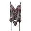 Комплект Cottelli Collection Lingerie 2631830 черный: корсаж + трусики-стринги - Фото №2