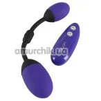 Набір з 2 віброяєць GoGasm Vibrating Pussy & Ass Balls, фіолетовий - Фото №1