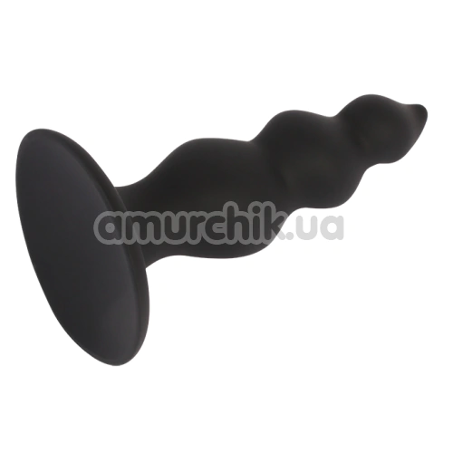 Анальна пробка Black Mont 5.5 Anal Control Stuffer, чорна