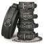 Бондажний набір Easy Toys Six Piece Full Restraint Set, чорний - Фото №2
