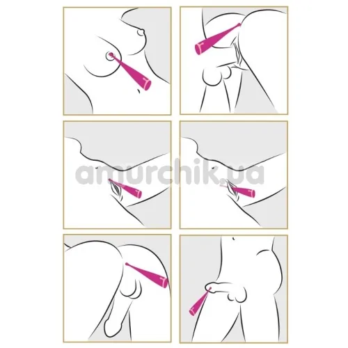 Вибратор Couples Choice Spot Vibrator, розовый