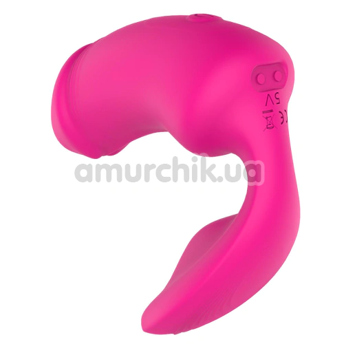 Вибратор для точки G и клитора Essentials Remote Duo Pleaser, розовый