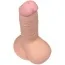 Фалоімітатор з мошонкою Lovetoy The Ultra Soft Dude 7.5, тілесний - Фото №2