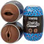 Мастурбатор Lovetoy Slider Double-Ended Masturbator Vagina and Mouth, коричневий - Фото №1