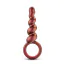 Анальная пробка Anal Adventures Matrix Spiral Loop Plug, оранжевая - Фото №1