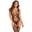 Комбинезон Flight Risk Sheer Bodystocking, черный - Фото №1