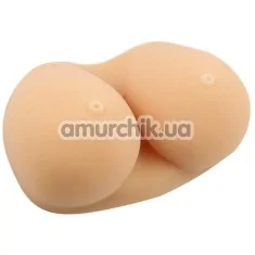 Мастурбатор-грудь с вибрацией ManQ Titty Fuck-Her, телесный - Фото №1