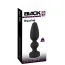 Анальна пробка Black Velvets Big Plug, чорна - Фото №5