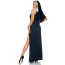 Костюм монахини Leg Avenue Sultry Sinner Nun Costume, черный: платье + воротник + накидка на голову - Фото №5