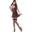 Костюм школярки LeFrivole Schoolgirl Costume (02916), чорно-червоний - Фото №1