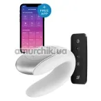 Вибратор Satisfyer Double Fun Partner Vibrator, белый - Фото №1