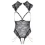 Боди Abierta Fina Crotchless Body, черное - Фото №6