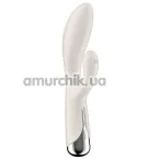 Вибратор c ротацией Satisfyer Spinning Rabbit 1, белый - Фото №1