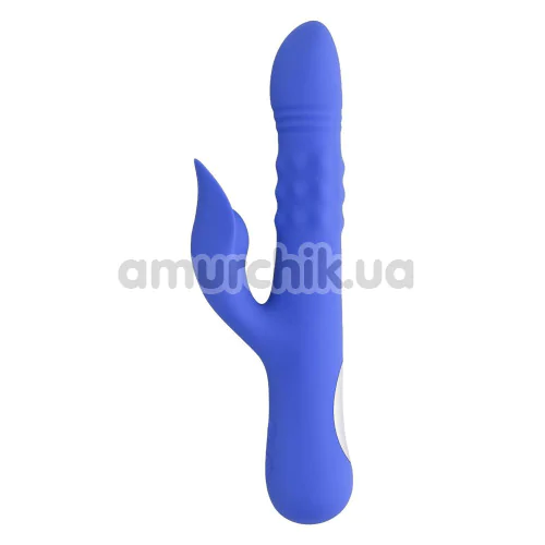 Вибратор с пульсацией и толчками Evolved Pop Goes The O, фиолетовый