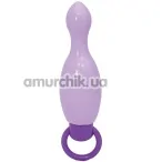 Анальная пробка с вибрацией Tiny Passion Twisters 2PB3798-22, фиолетовая - Фото №1