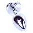 Анальна пробка з рожевим кристалом Exclusivity Jewellery Silver Heart Plug, срібна - Фото №6