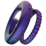 Віброкільце для члена Hueman Jupiter Vibrating Cock And Ball Ring, фіолетове - Фото №3