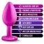 Набор анальных пробок с прозрачными кристаллами в виде сердечек Luxe Bling Plugs Trainer Kit, розовый - Фото №8