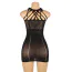 Сукня Star Night Sparkle Rhinestone Fishnet Dress, чорна - Фото №10