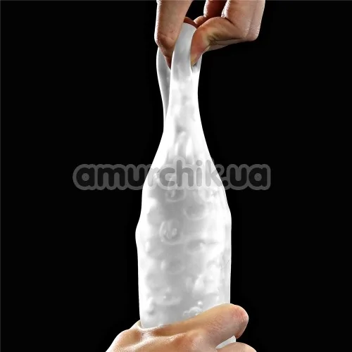 Мастурбатор Lovetoy Giant Egg Stamina Noduled Edition, прозорий