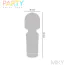 Клиторальный вибратор Party Color Toys Miky, голубой - Фото №2