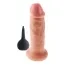 Фалоімітатор з еякуляцією King Cock 7 Squirting Cock, тілесний - Фото №3