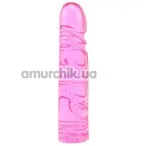 Фаллоимитатор Hi Basic Vivid Jelly Dildo, розовый - Фото №1