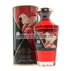 Массажное масло Warming Oil Blazing Cherry с согревающим эффектом - вишня, 100 мл - Фото №1