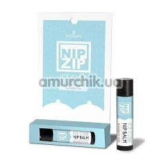 Бальзам для cосків з охолоджуючим ефектом Sensuva Nip Zip Ice Cube Strawberry Mint - м'ятна полуниця, 4 мл - Фото №1